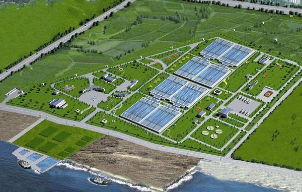 上海市竹園污水處理廠使用現場